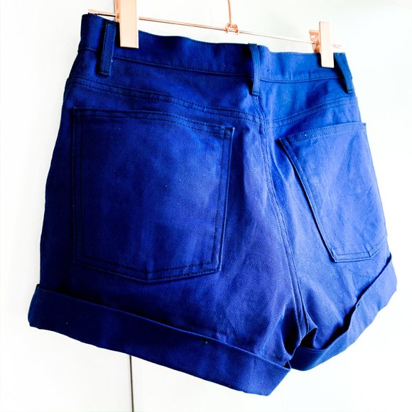 American Apparel Pants - NWT american apparel high rise blue denim shorts